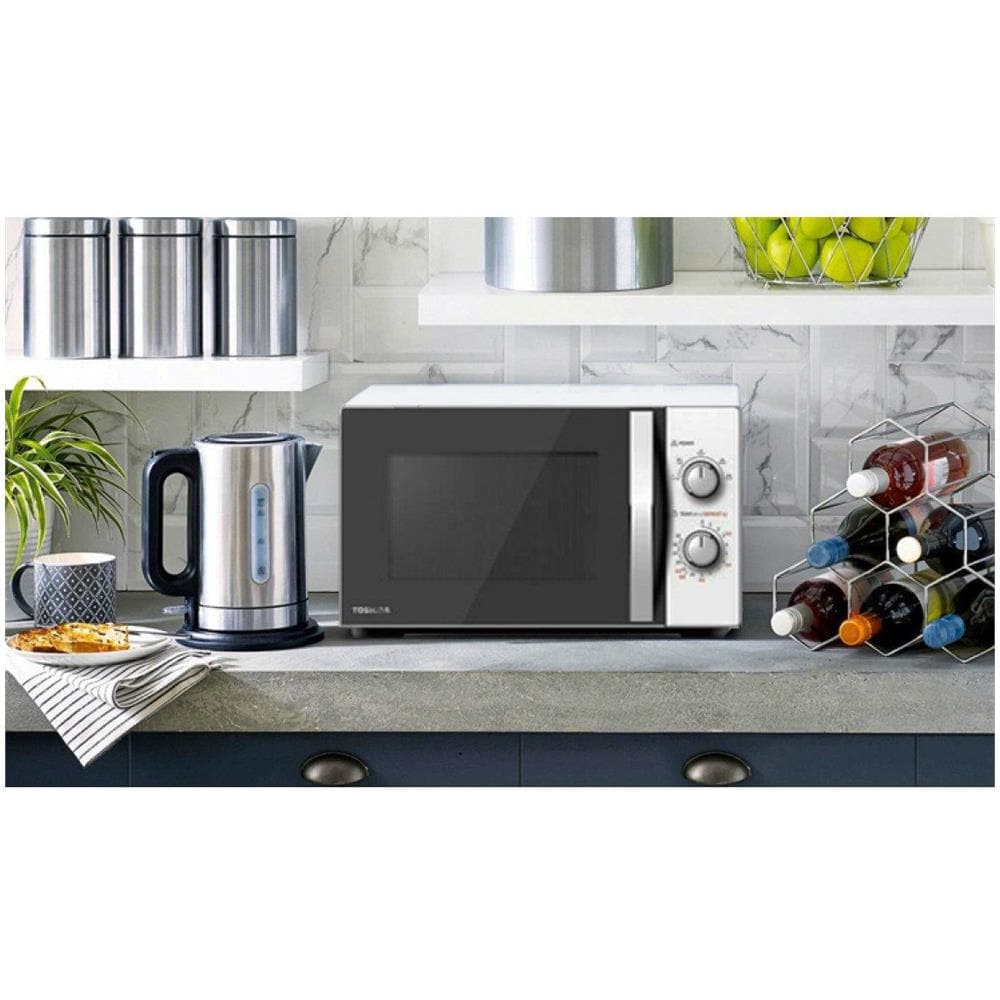 Microonde combinato MW-MG20P Superficie piana 20 L 800 W Colore Nero /Bianco - Foto 4