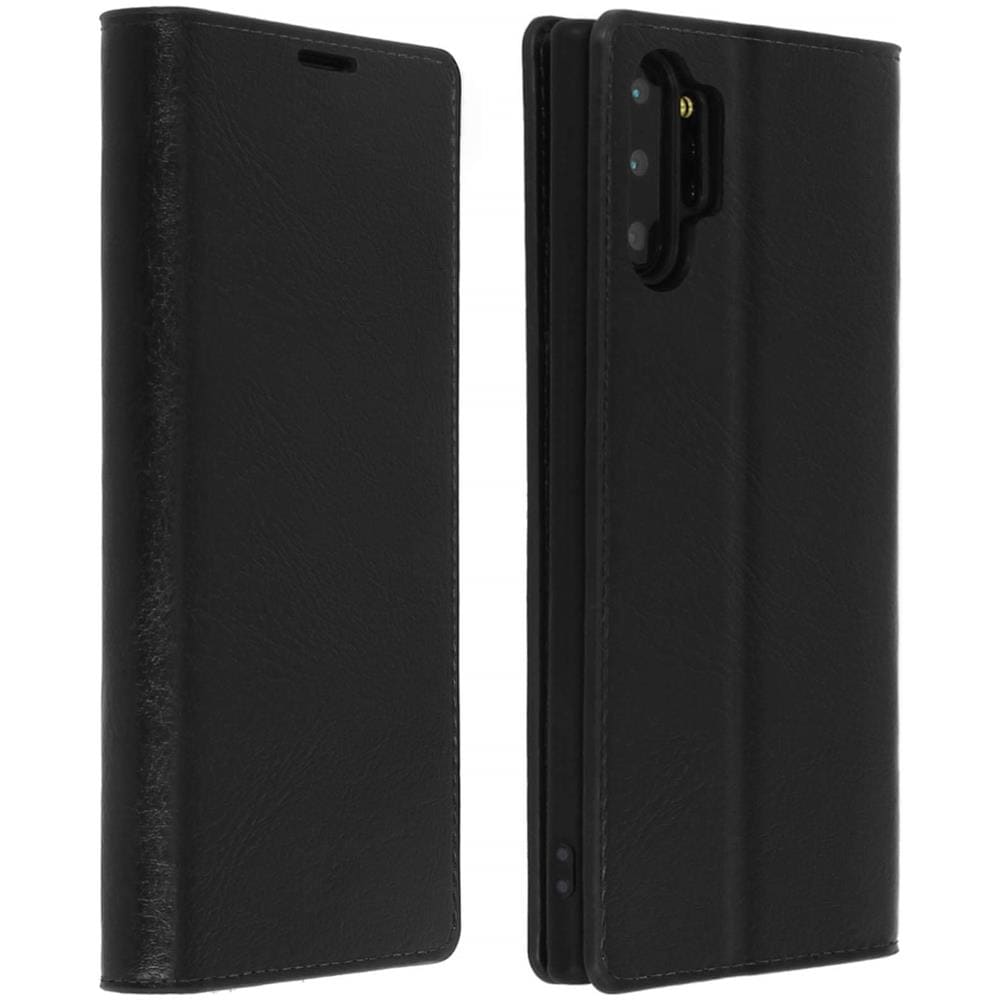 Custodia Samsung Galaxy Note 10 Plus Pelle Portafoglio Funzione Stand - Nero - Foto 1
