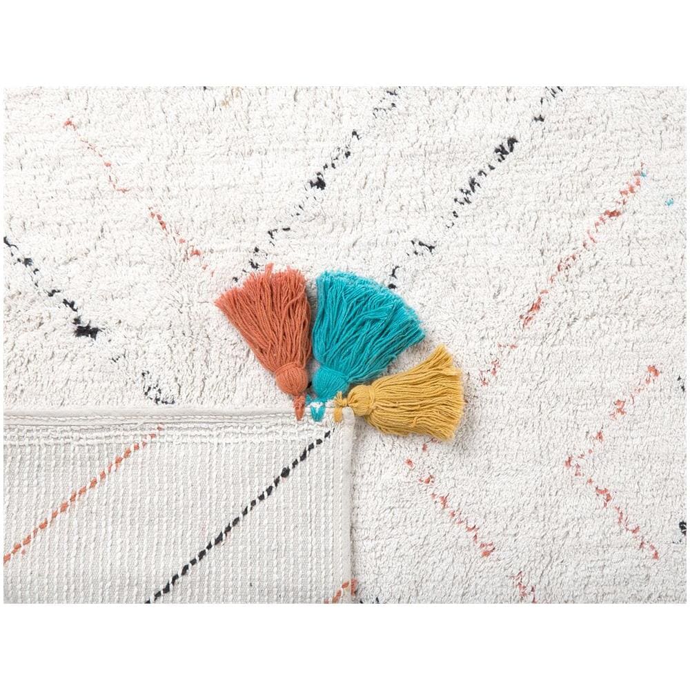 Tappeto Bianco 80 X 150 Cm Shaggy Kartal - Foto 14