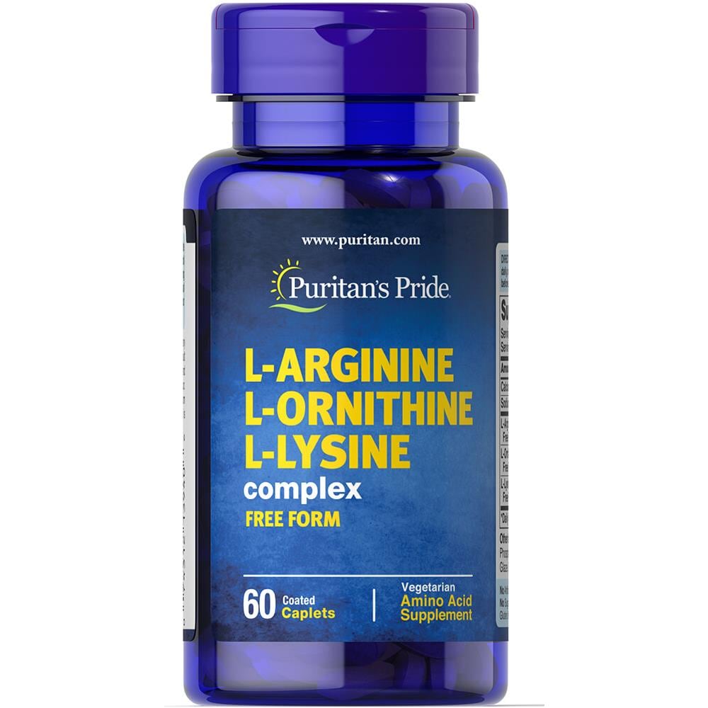 Puritan Orgoglio L-arginina L-ornitina L-lisina 60 Capsule - Foto 1