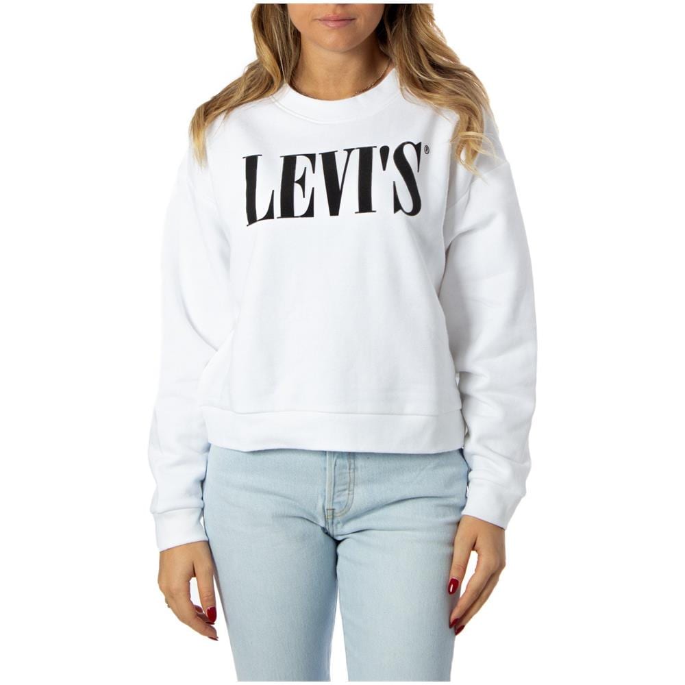Marchio: Levi`s - Genere: Donna - Tipologia: Felpe - Stacolore: Bianco, Taglia: Xs - Foto 1