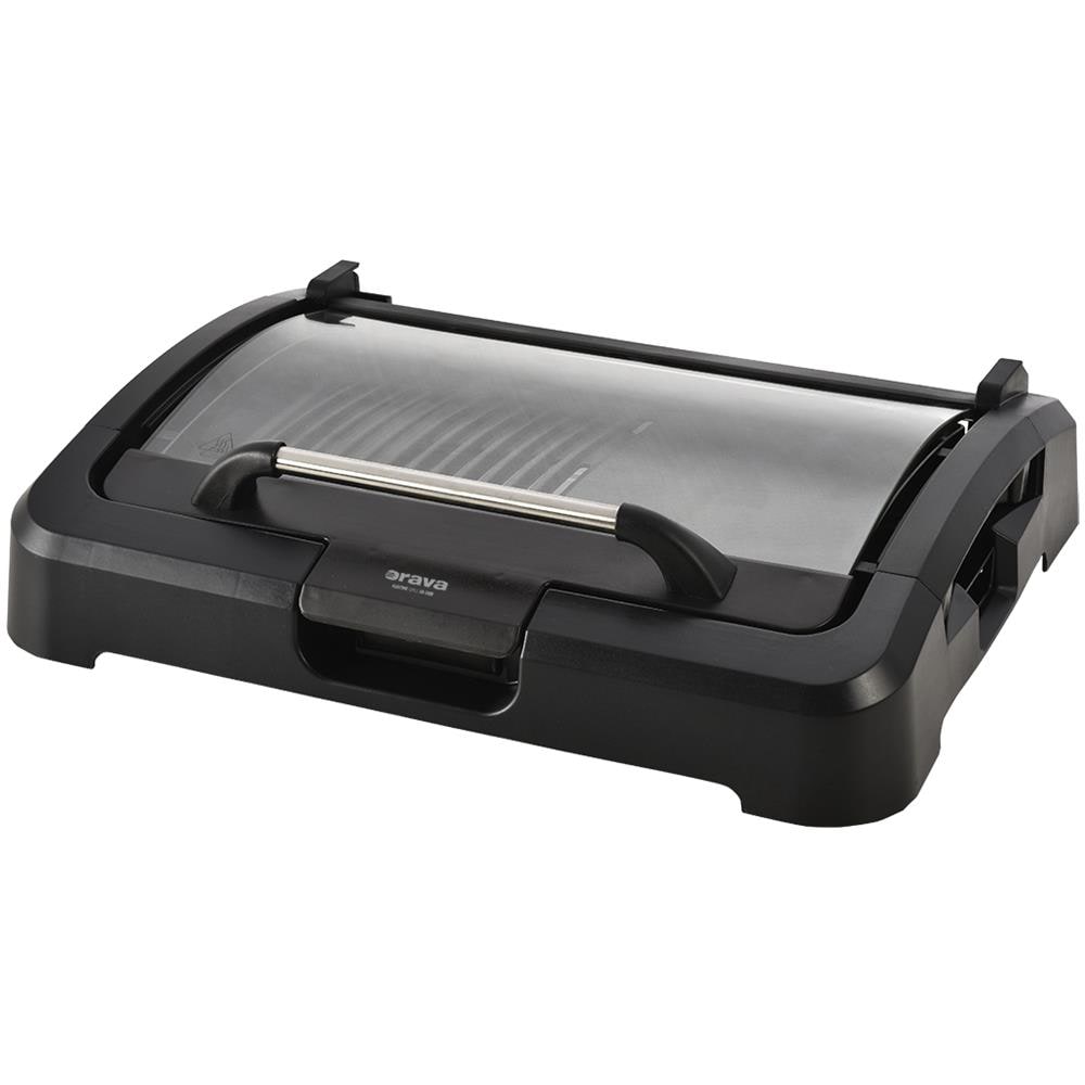 EG-1300 Griglia di contatto Da tavolo Elettrico 2200W Nero barbecue e bistecchiera - Foto 5