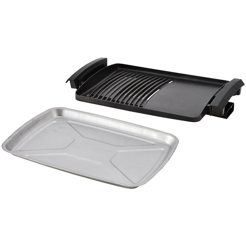 EG-1300 Griglia di contatto Da tavolo Elettrico 2200W Nero barbecue e bistecchiera - Foto 2