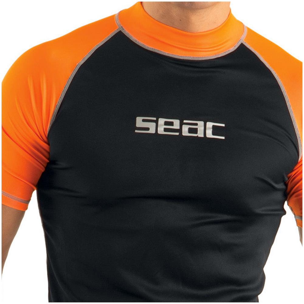 Seac T-sun Short Uomo Xxl Nero / arancione - Foto 2