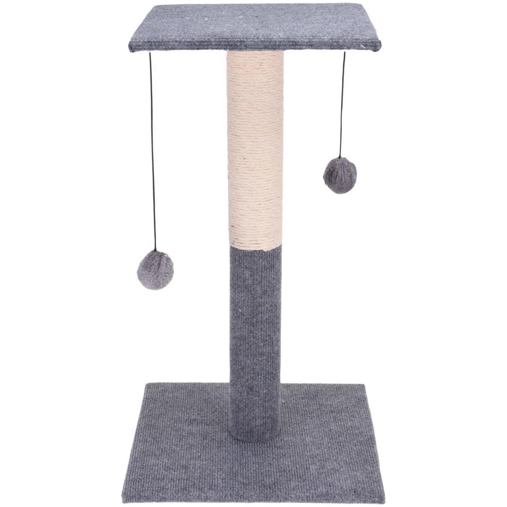 Draper Per Gatto Con Pomponica, 60 Cm, Grigio - Foto 1