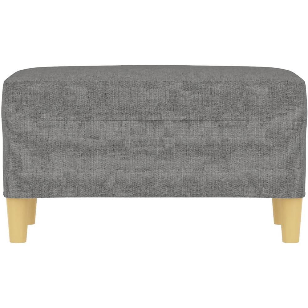 Panca Grigio Scuro 70x35x41 Cm In Tessuto - Foto 4