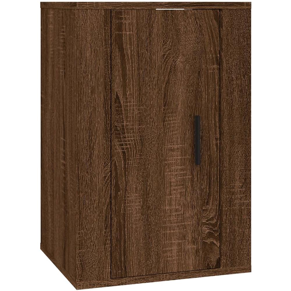 Mobile Porta Tv A Parete Rovere Marrone 40x34,5x60 Cm - Foto 2