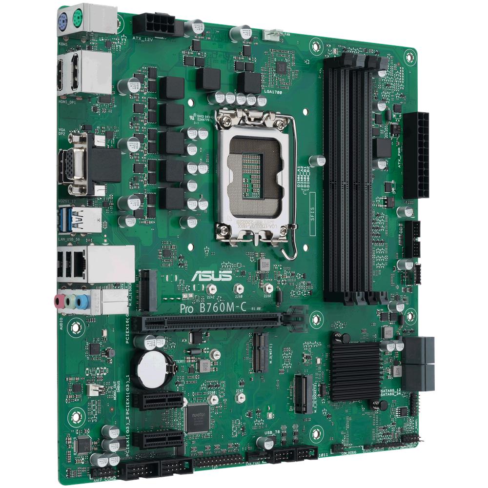 Scheda Madre PRO B760M-C-CSM Socket LGA 1700 Chipset B760 micro ATX - Foto 2