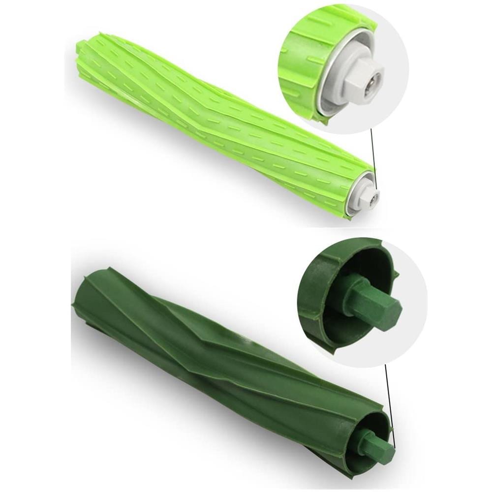 Confezione Da 4 Spazzole In Gomma /spazzole A Rullo Green Irobot Roomba E /i /j Series - Foto 2