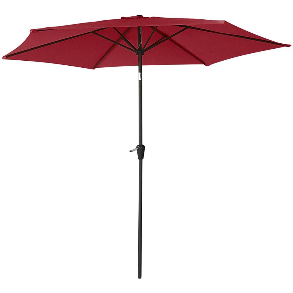 Hapuna Ombrellone Rotondo Diritto Diametro 2,70m Rosso - Foto 1
