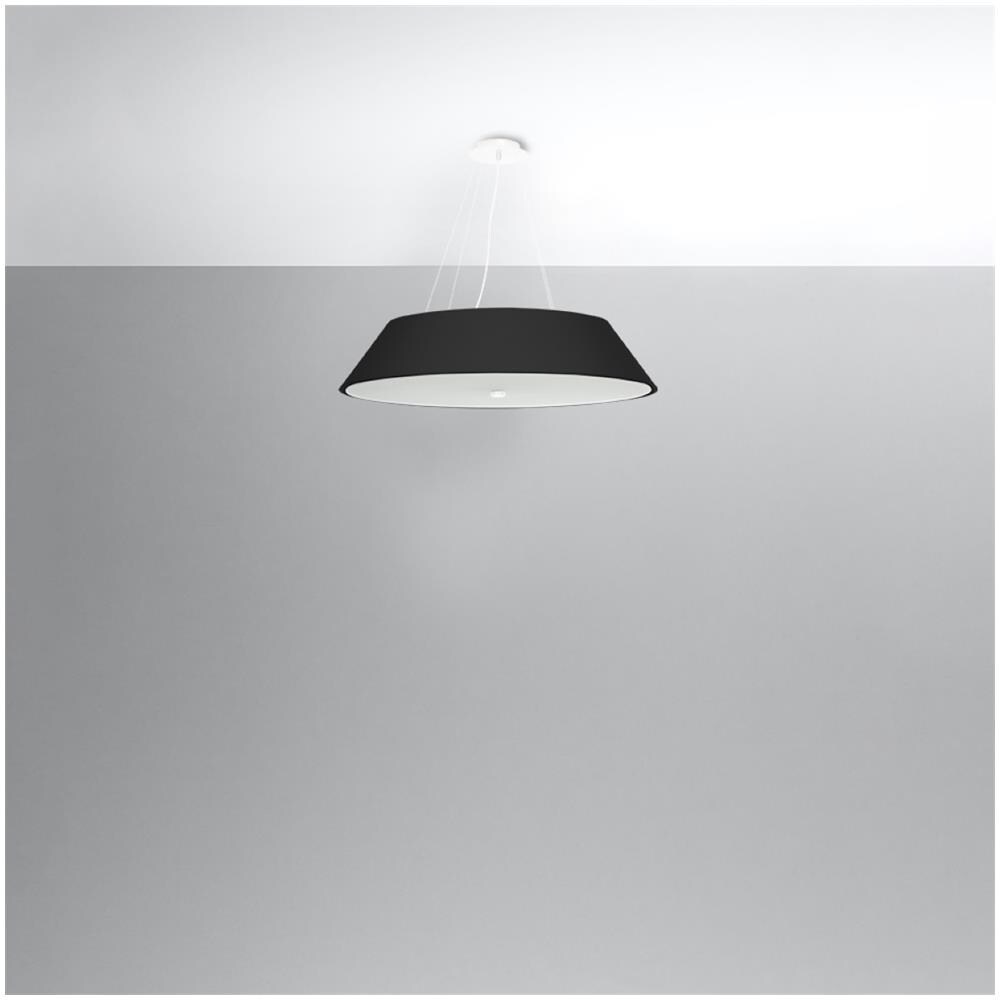 Sollux Lighting Lampadario Vega 70 Nero Sl.0820 - Minimalista Lampadari Nero 105x70x70 Cm - Foto 2