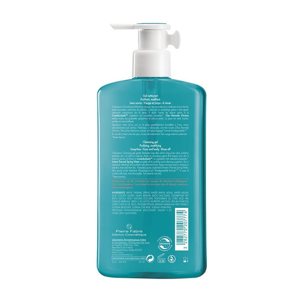 Avene, Cleanance, Purificazione, Gel Detergente, Per Il Viso, 400 Ml - Foto 1