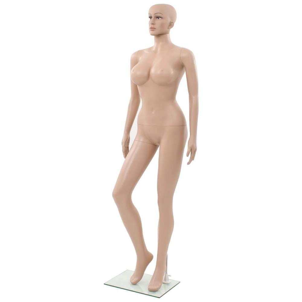 Manichino Donna Sexy Base in Vetro 180 cm Beige - Foto 1