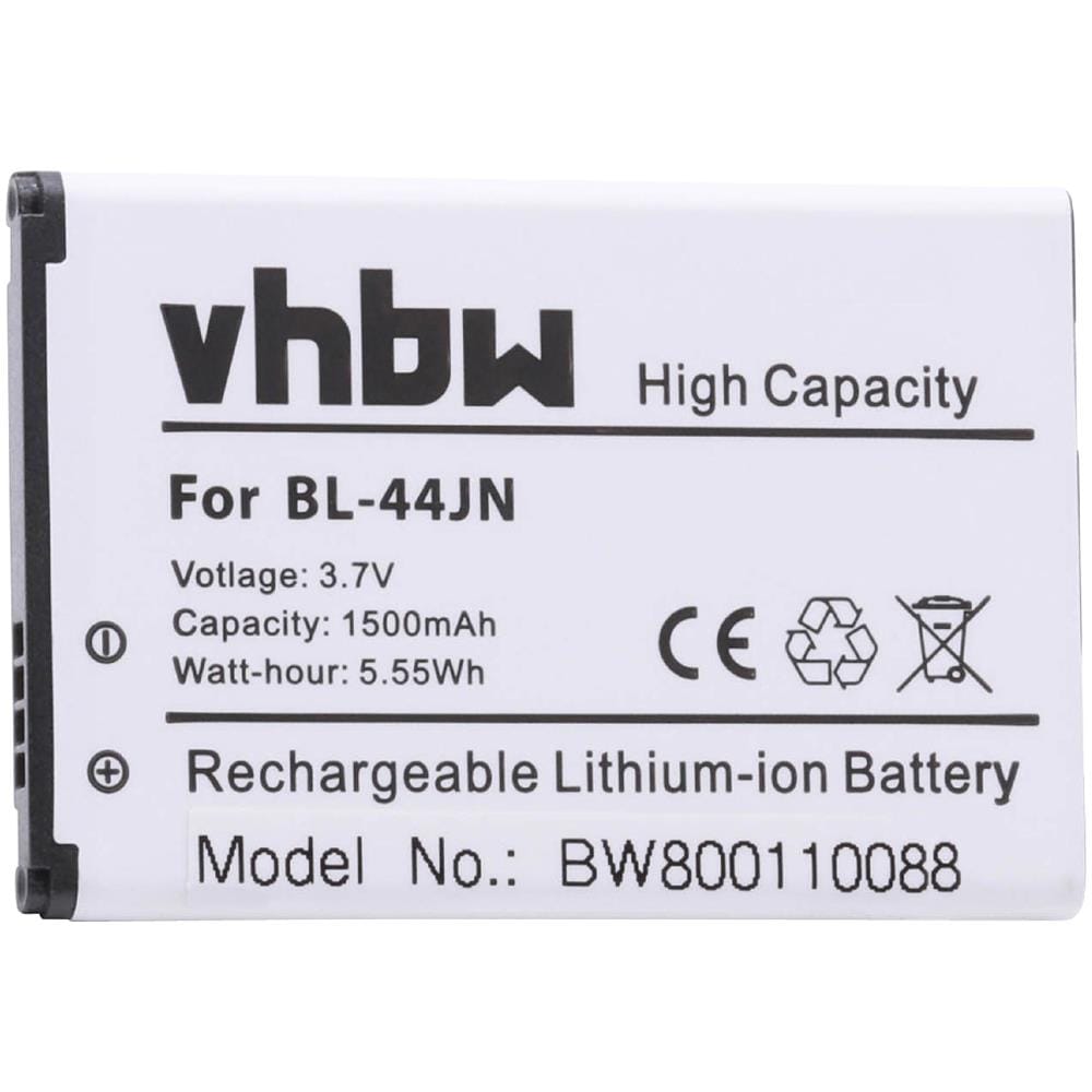 Li-ion Batteria 1500mah (3.7v) Per Cellulari E Smartphone Lg Tfl16c3pwp, Univa, Vm701, Vs700 Sostituisce Bl-44jn, 1icp5/44/65. - Foto 1