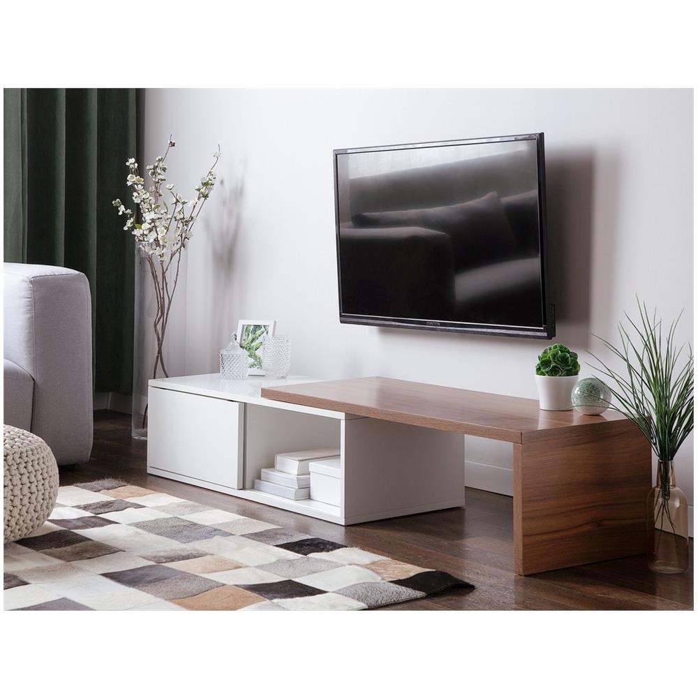 Mobile Tv In Legno Bianco E Scuro Yonkers - Foto 1