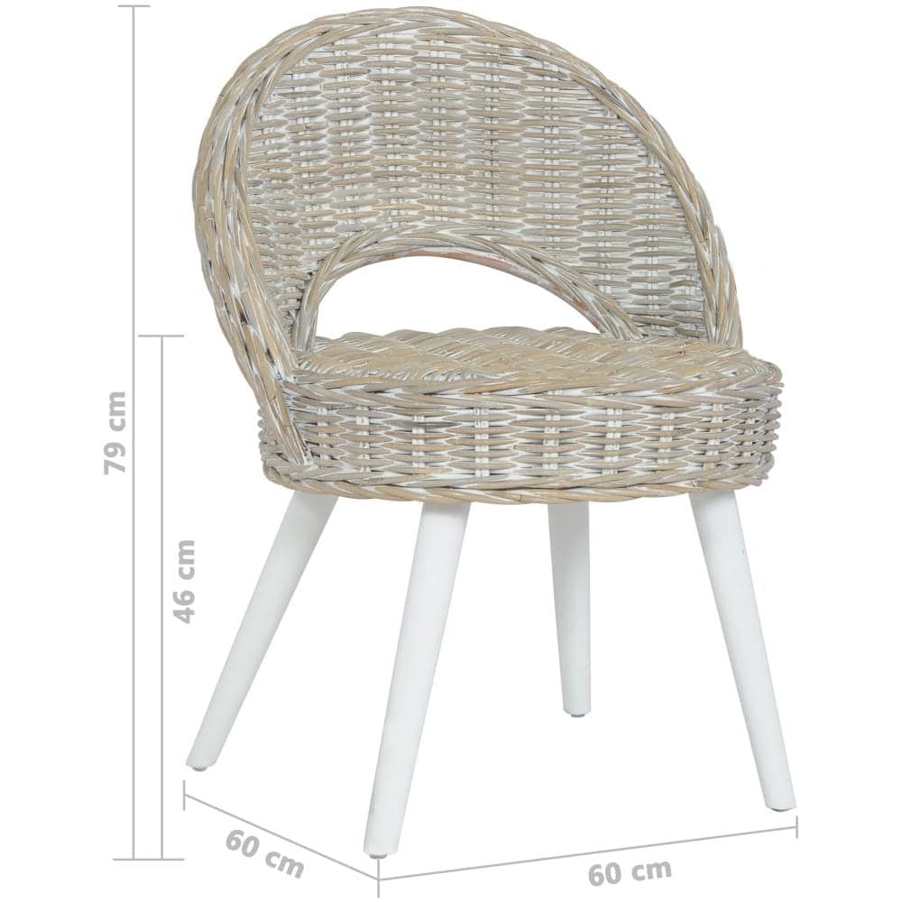 Poltrona In Rattan Kubu Bianco - Foto 7