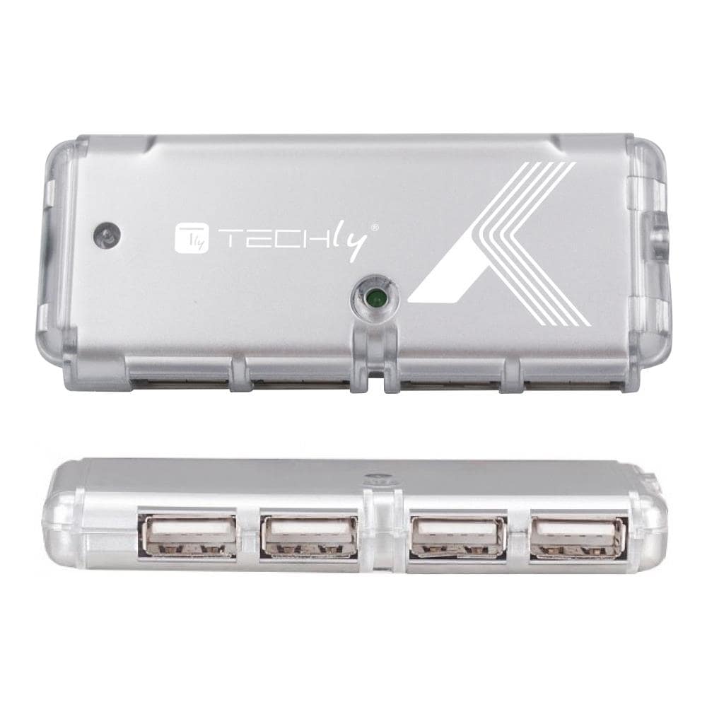Hub Usb Tascabile 4 Porte Silver - Foto 5