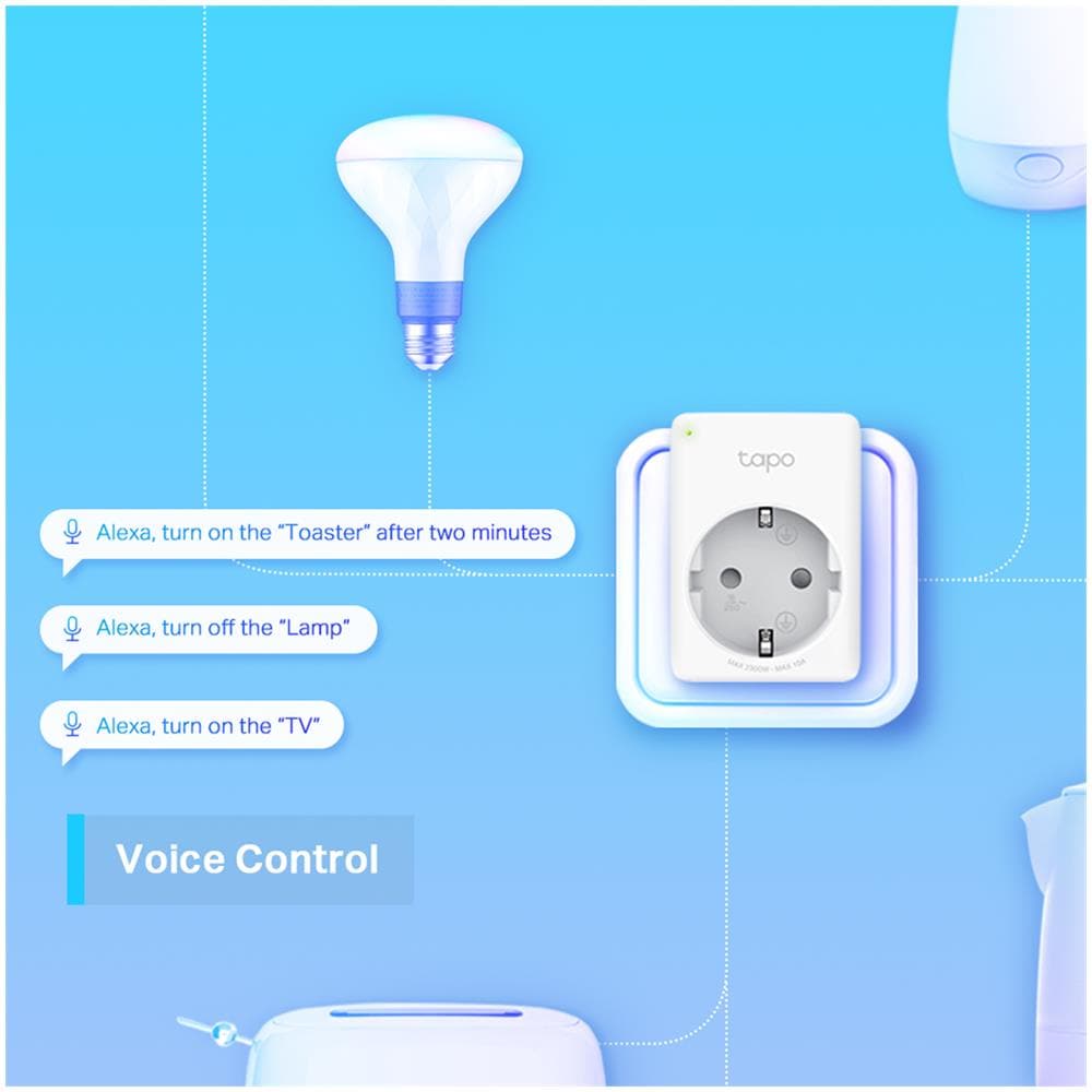 Mini Smart Plug Wi-fi Tapo P100 (confezione Da 2) - Foto 2