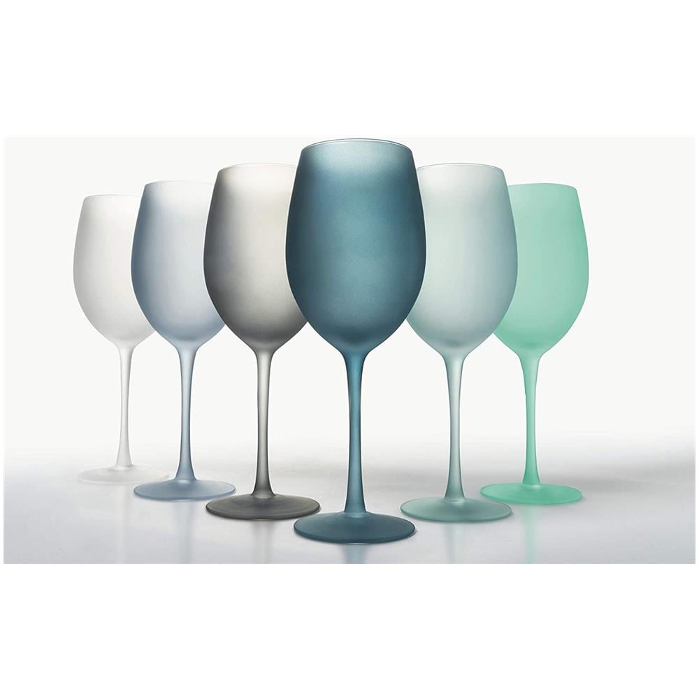 Set 6 Calici Shades Of Blue Frosted - Foto 3