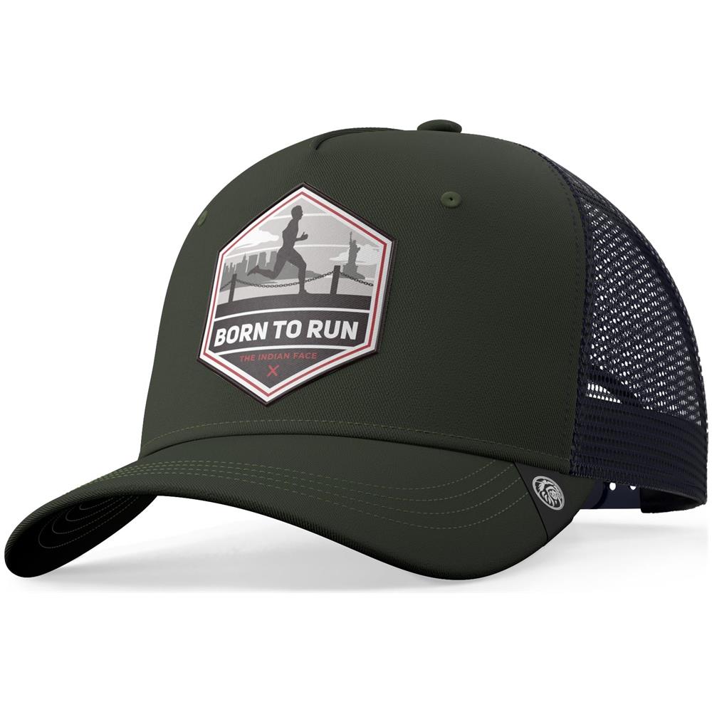 Cappellino Trucker Born To Run Bianco Per Uomini E Donne - Foto 1
