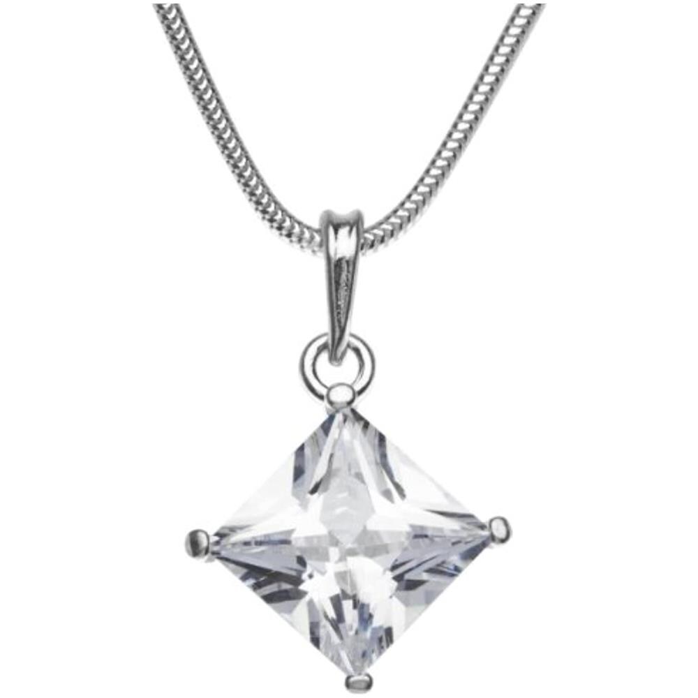 241a201675340 - Catenina Con Pendente Da Donna Con Zirconia Cubica - Argento Sterling 925 - 420 Mm - Foto 1