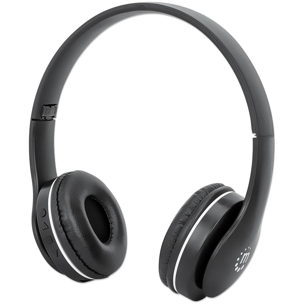 Cuffie Bluetooth Over-Ear 5.0 con Microfono Integrato Nero - Foto 1