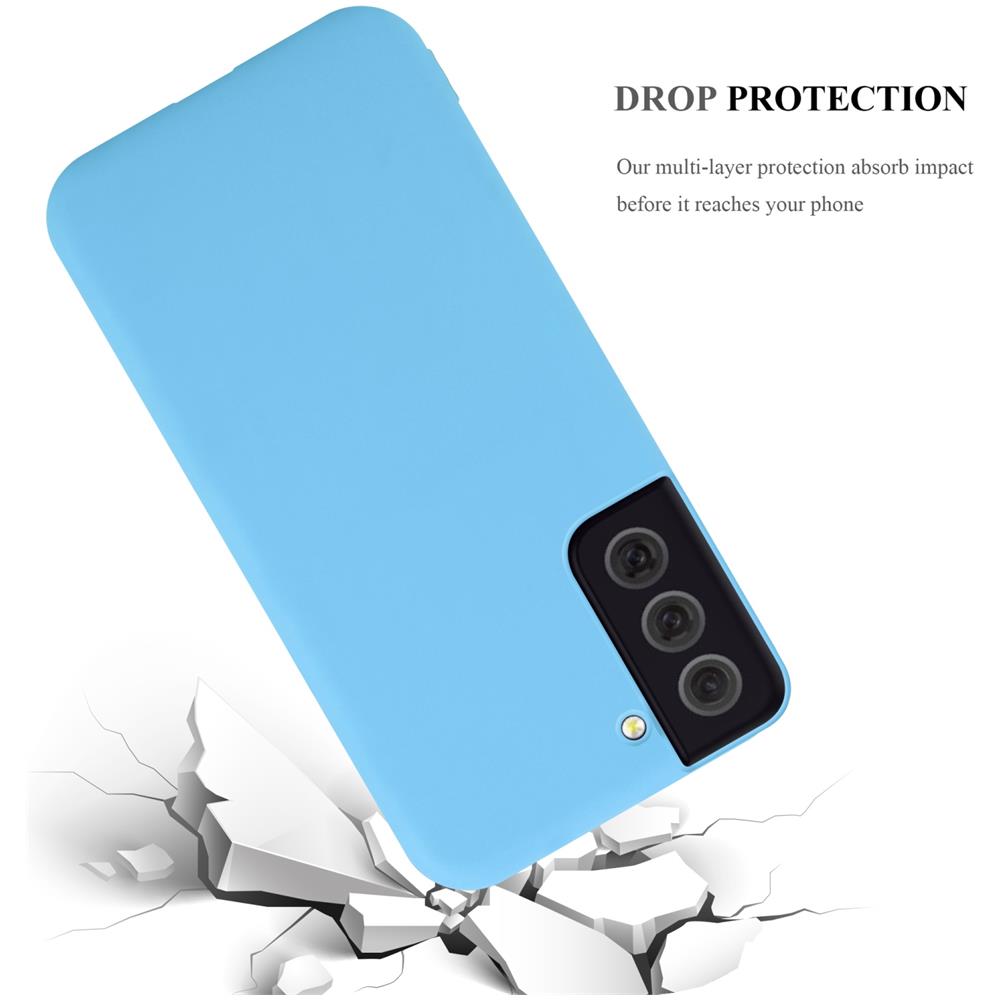 Custodia Compatibile Con Samsung Galaxy S22 In Candy Blu - Coperchio Protettivo In Silicone Tpu Flessibile - Foto 8
