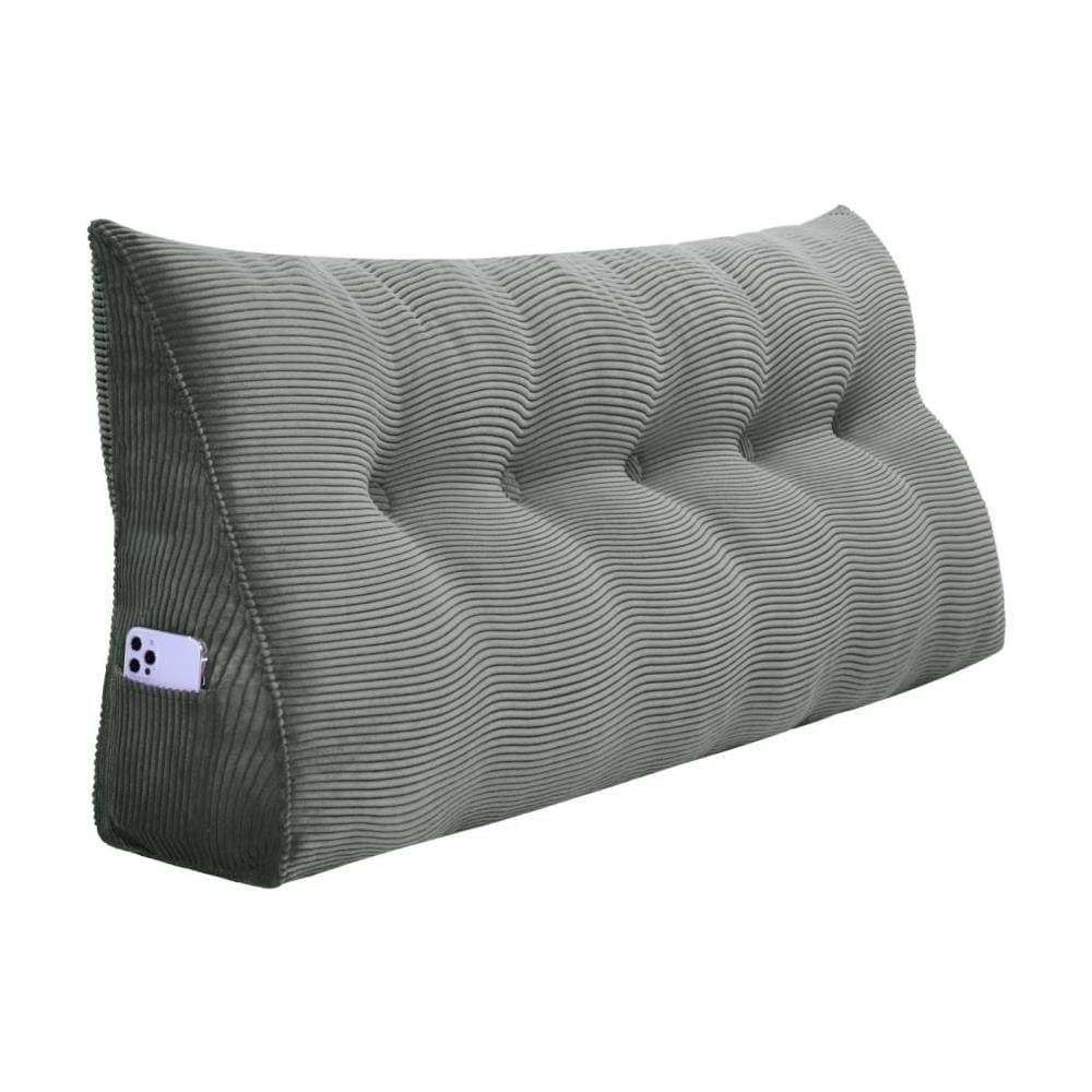 Cuscino A Cuneo Da Lettura Per Schienale, Cuscino Antireflusso Per Letto, Cuscini Gambe Lombare Di Supporto Per Divano, Grandi Testata Letto 160cm Lx20cm Px50cm A - Foto 1