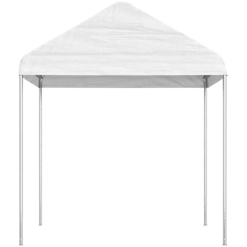 Gazebo Con Tetto Bianco 8,92x2,28x2,69 M In Polietilene - Foto 3