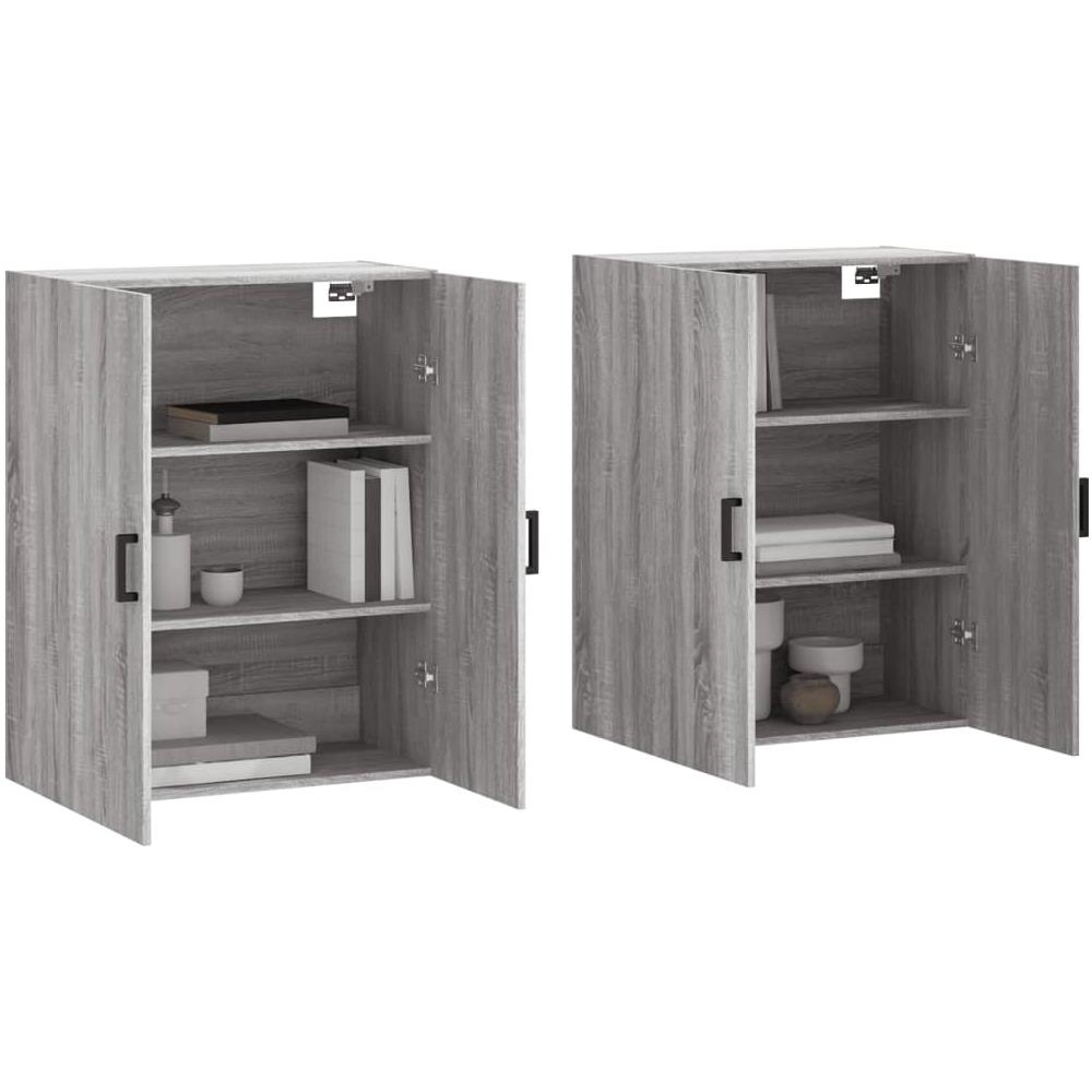 Mobili A Parete 2 Pz Grigio Sonoma 69,5x34x90 Cm - Foto 3
