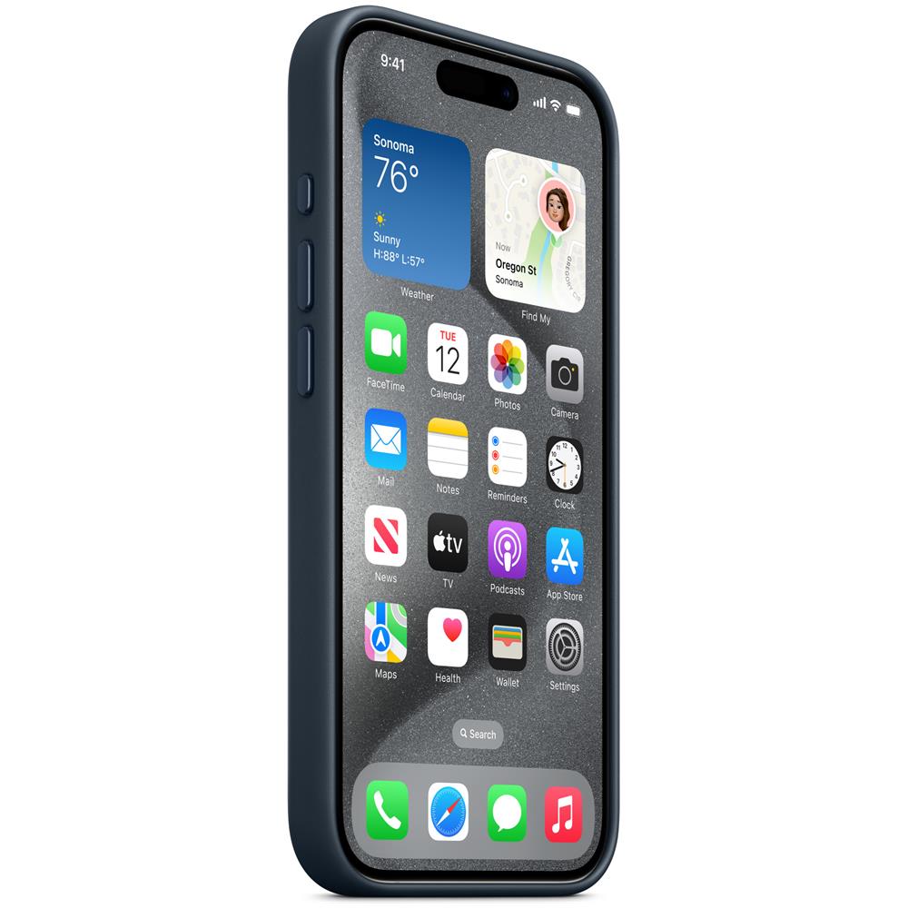 IPHONE 15 PRO FINEWOVEN CASE BLUE - Foto 6