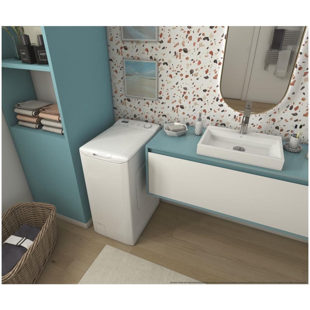 Lavatrice Carica dall'alto CST06L3/1-11 Smart Mix Power System 6 Kg Classe C Centrifuga 1000 giri - Foto 8