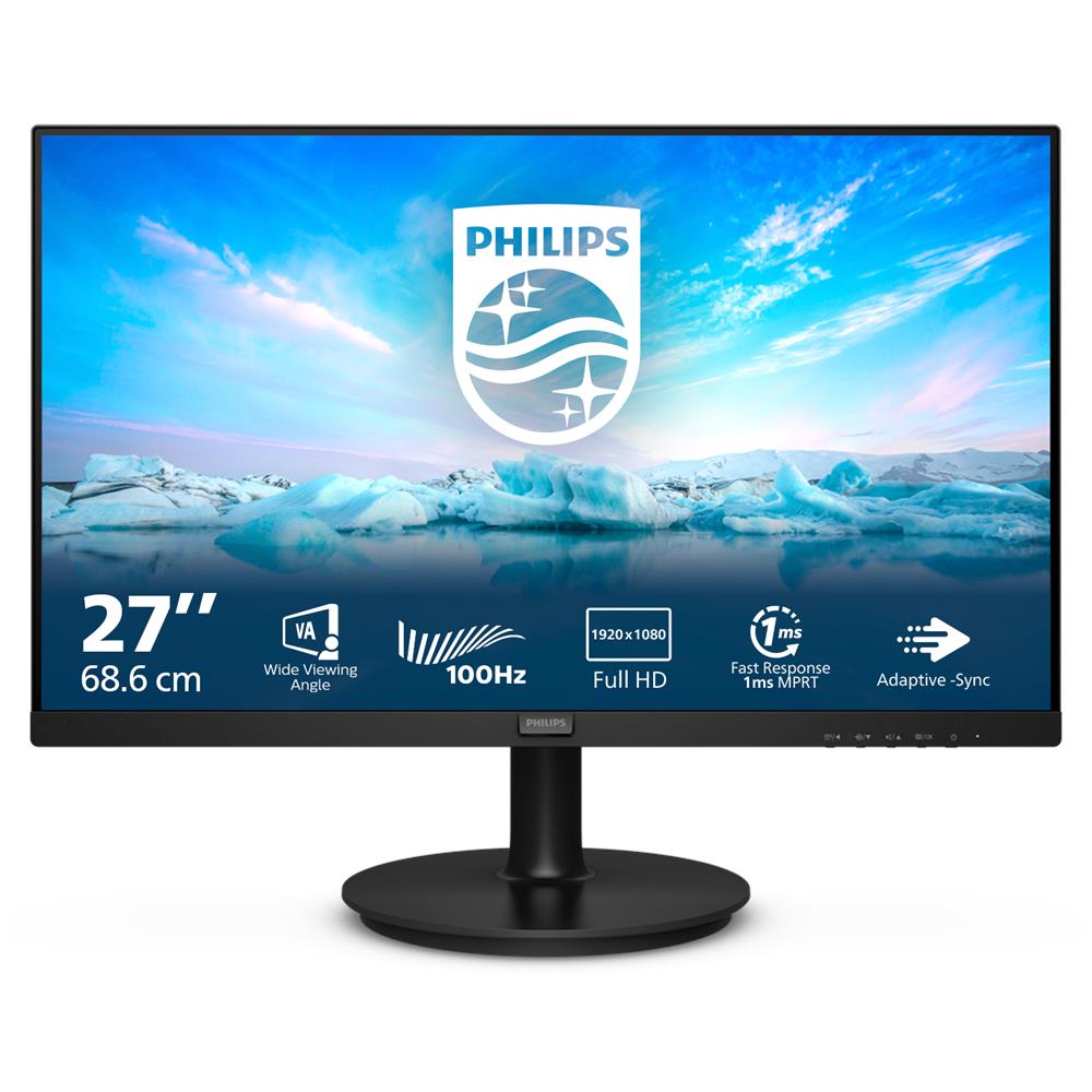Monitor 27" LED VA V Line 271V8LAB / 00 Full HD 1920 x 1080 Pixel Tempo di Risposta 4 ms - Foto 1