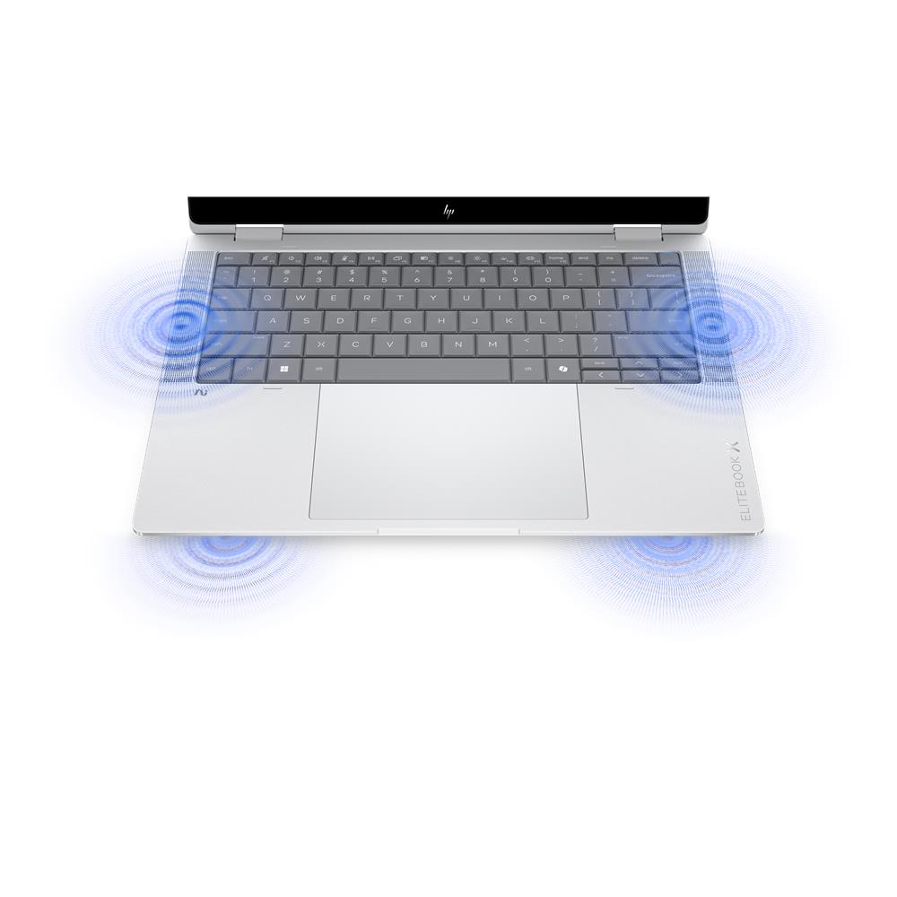 EliteBook X Flip G2i 14 inch Notebook Next Gen AI PC Wolf Pro Security Edition Copilot+ PC Intel Core Ultra X7 358H Ibrido (2 in 1) 35,6 cm (14") Touch screen 3K 32 GB LPDDR5x-SDRAM 1 TB SSD Wi-Fi 7 (802.11be) Windows 11 Pro Argento - Foto 1