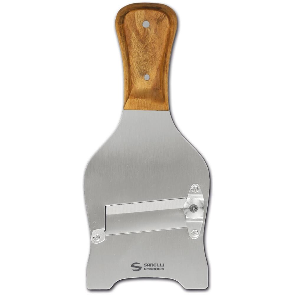 Affettatartufi Inox Con Manico Ulivo E Lama Liscia Di - Foto 1