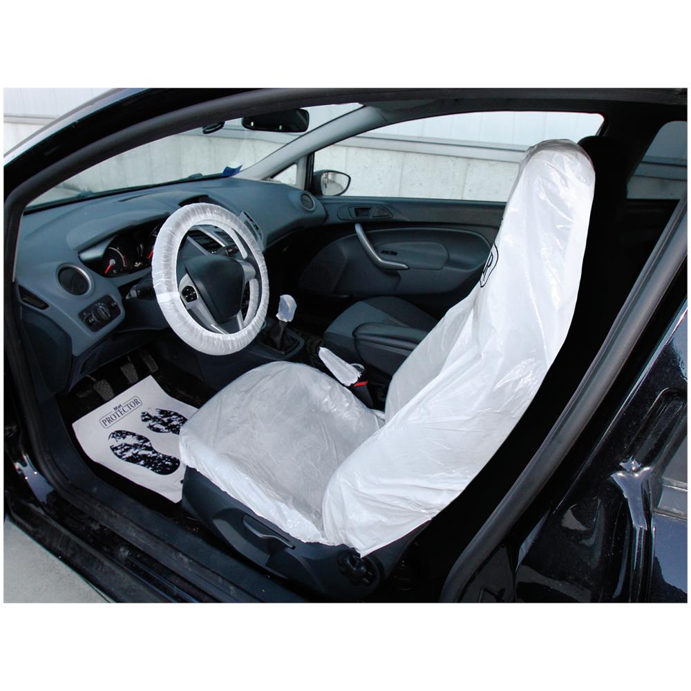 Kit 5 Pezzi Auto Pulita (coprivolante+coprisedile+ - Foto 7