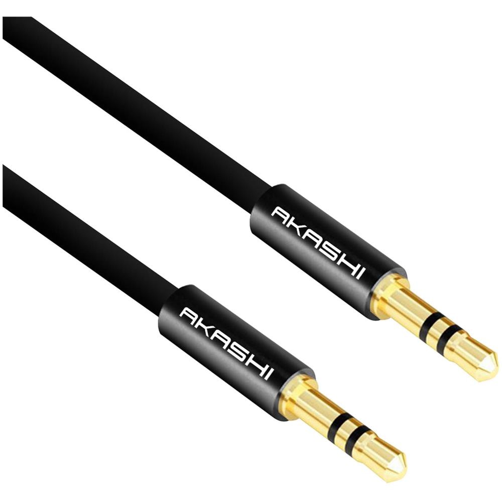 Cavo Jack 3,5mm Maschio-maschio Aux Smartphone Cuffie Cassa Nero - Foto 2