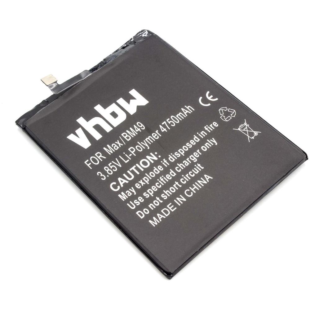 Li-ion Batteria 4750mah (3.85v) Per Telefono Cellulare, Smartphone, Telefono Xiaomi Mi Max Dual Sim Td-lte 16gb Come Bm49. - Foto 1
