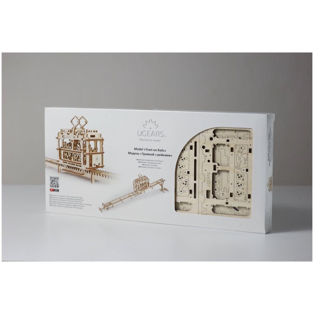 Puzzle in Legno 3D - Tram su Binari - 154 Pezzi - Foto 10
