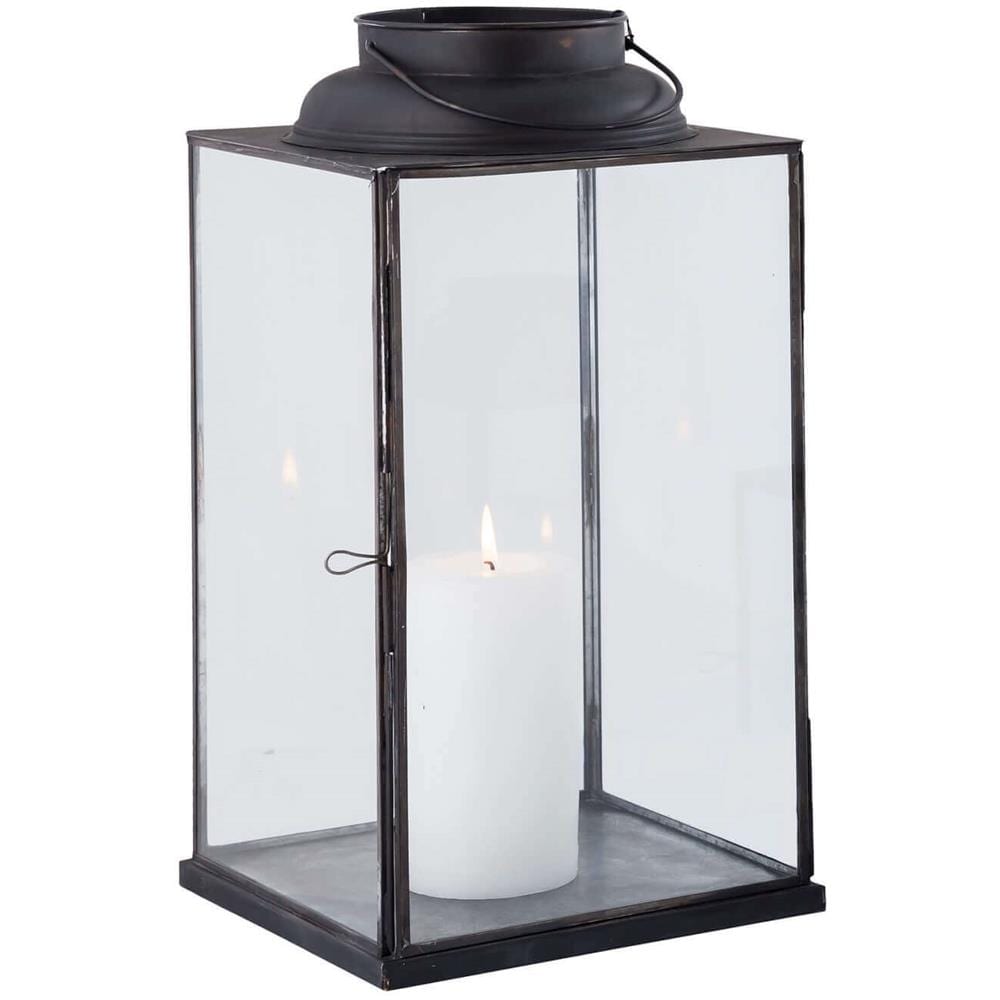 Caroline - Lanterna In Vetro E Acciaio - Foto 2