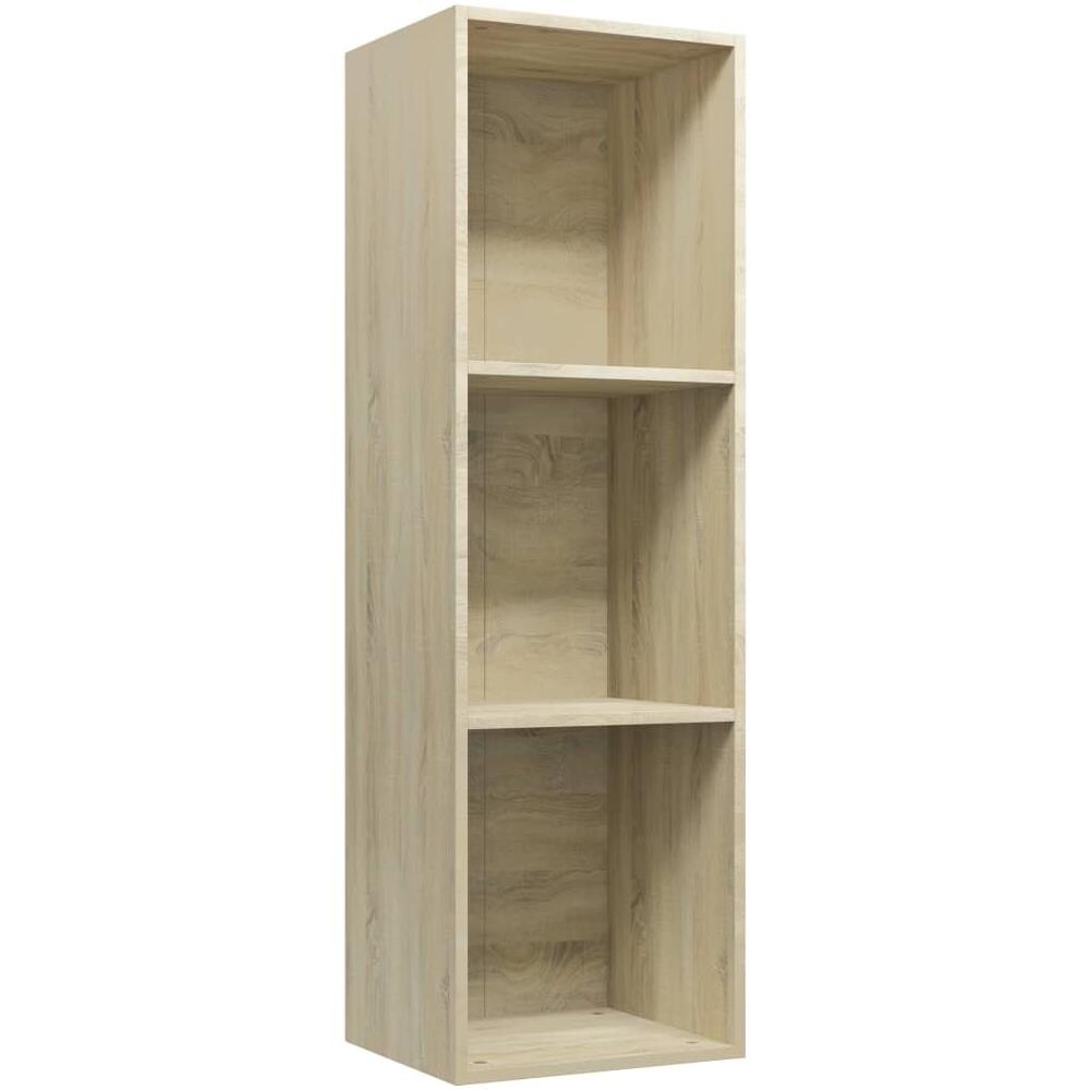 Libreria /Mobile TV Rovere Sonoma 36x30x114 cm Legno Multistrato - Foto 2