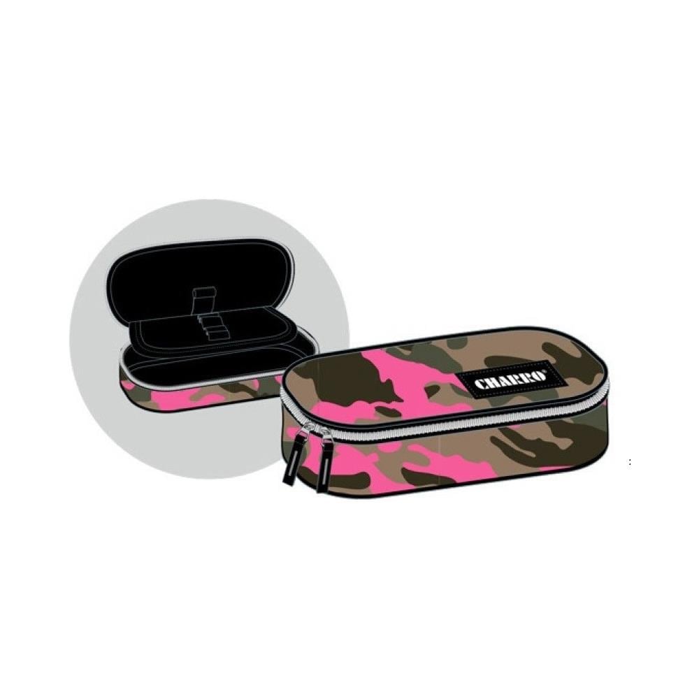Astuccio Ovale Con Zip Camouflage Pink - Foto 1
