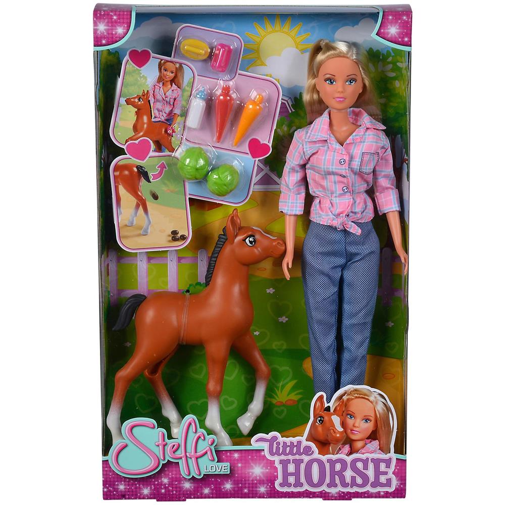 Toys- Steffi Love 29 Cm E Il Suo Puledro Che Fa La Cacca - Foto 2