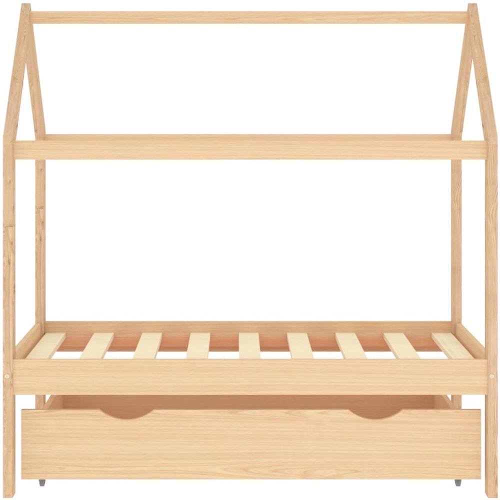 Giroletto per Bambini con Cassetto in Pino Massello 70x140 cm - Foto 3