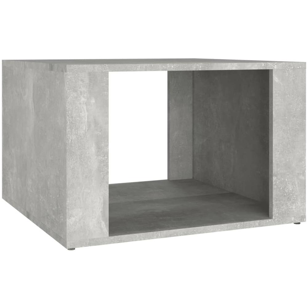 Comodino Grigio Cemento 57x55x36 Cm In Legno Multistrato - Foto 2