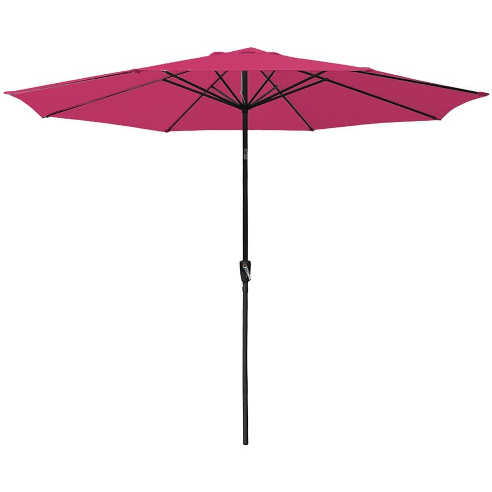 Hapunaombrello Diritto Rotondo 3,30m Diametro Fucsia - Foto 1