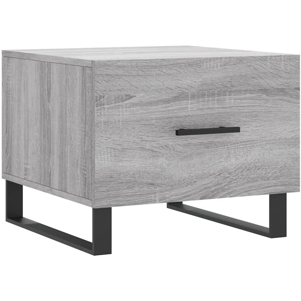 Tavolino Da Salotto Grigio Sonoma 50x50x40 Cm Legno Multistrato - Foto 2