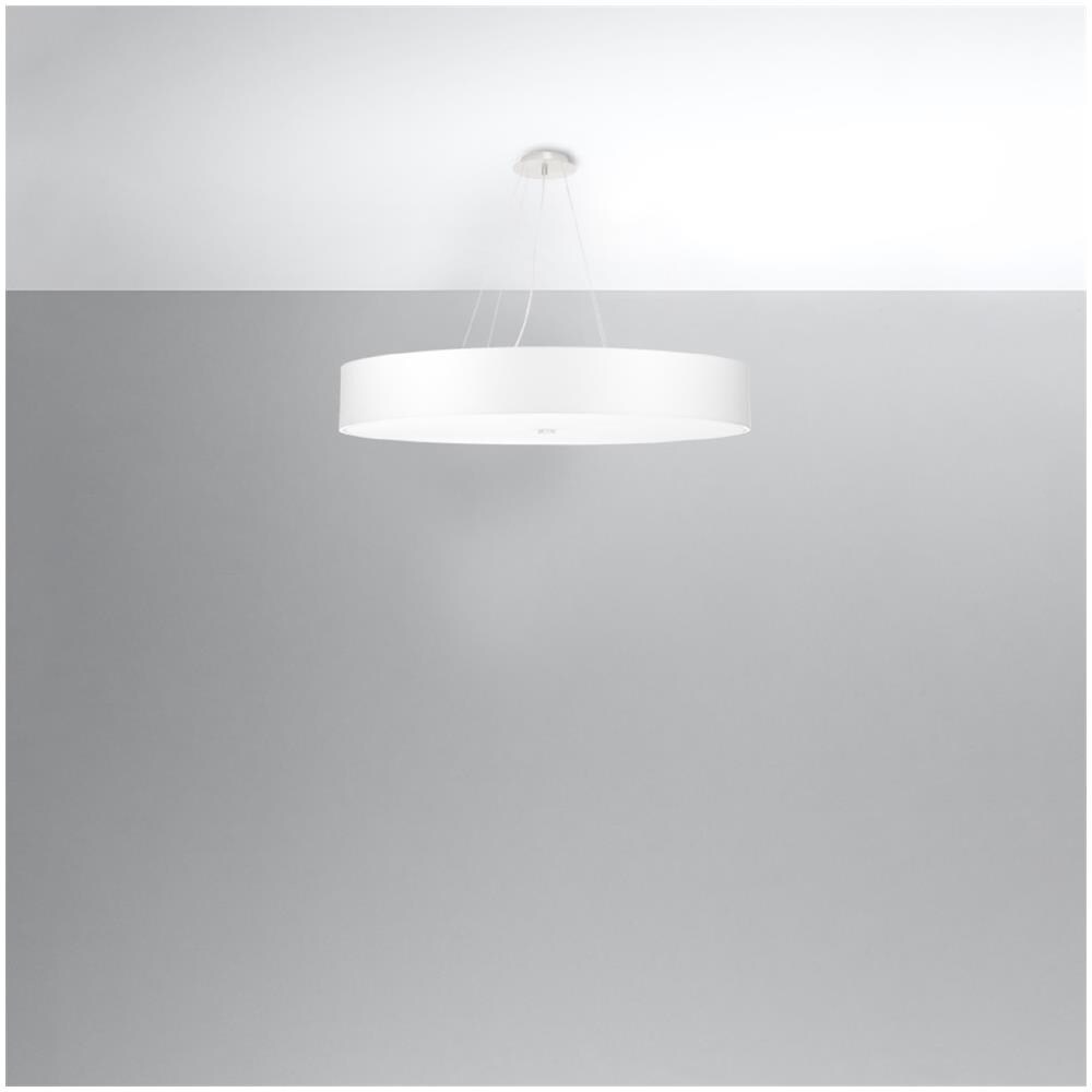 Lampadario Skala 90 Bianco Sl. 0805 - Minimalista Lampadari Bianco 105x90x90 Cm - Foto 2