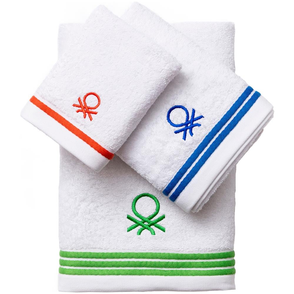 Set di 3 asciugamani da bagno (30x50+50x90+70x140cm