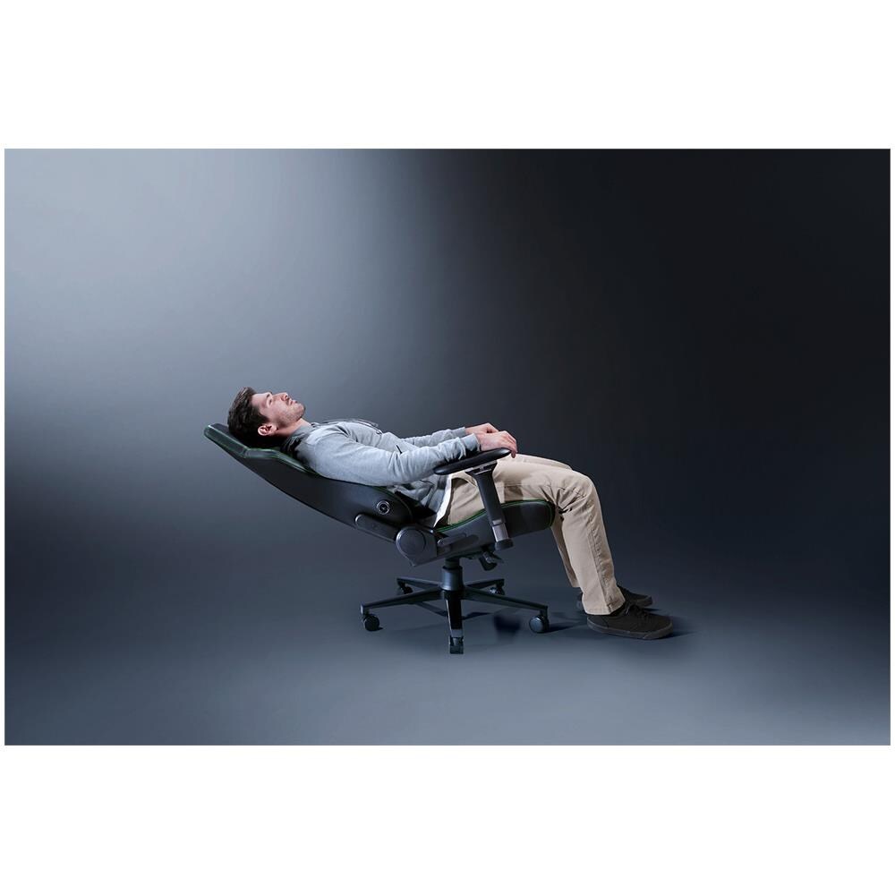 Iskur V2 Poltrona per gaming Seduta imbottita Nero, Verde - Foto 2